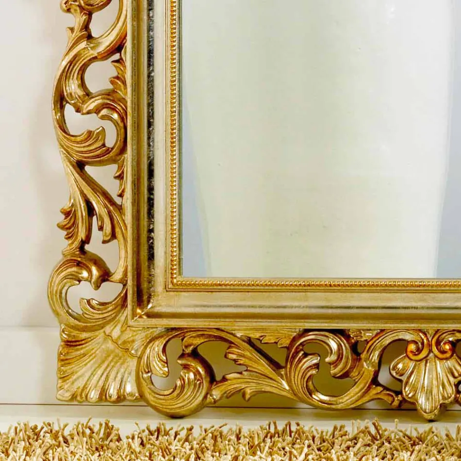 Large floor / wall mirror with a classic Tiara design, 86x220 cm Viadurini