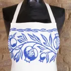 Italian Hand Crafted Linen Apron One Piece - Brands Viadurini