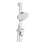 Shower Group Showerhead and Sliding Rail Round or Square Rosette - Erkole Viadurini
