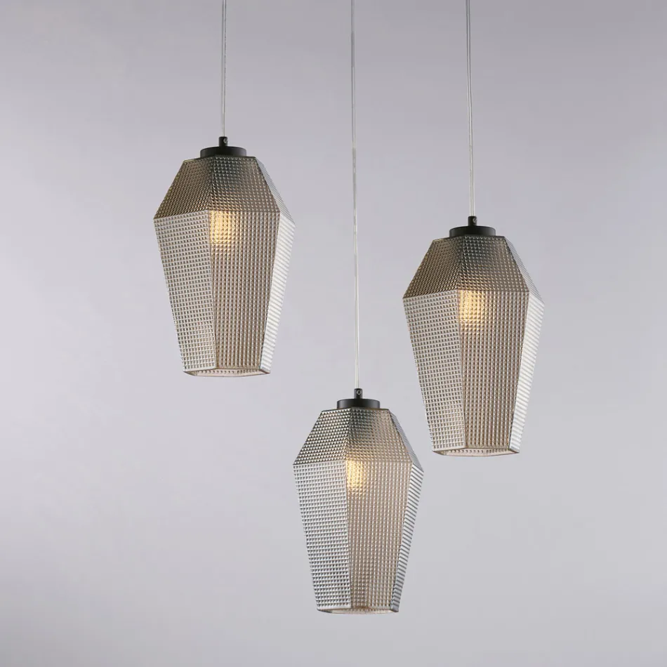 Glass and Metal Designer Lighting Made in Italy for Creating - Libra Viadurini