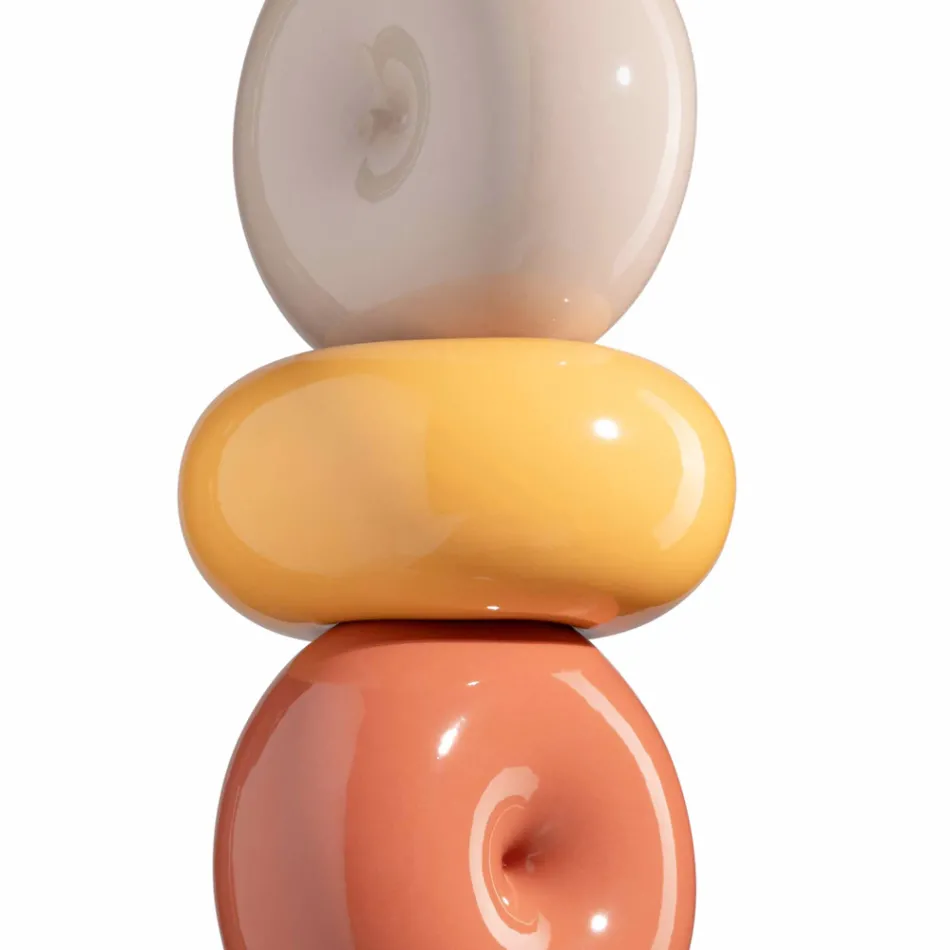 4-element lamp in ceramic of different shapes Made in Italy - Bumbum Viadurini