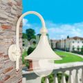 Garden wall white aluminum lanter, made in Italy, Anusca