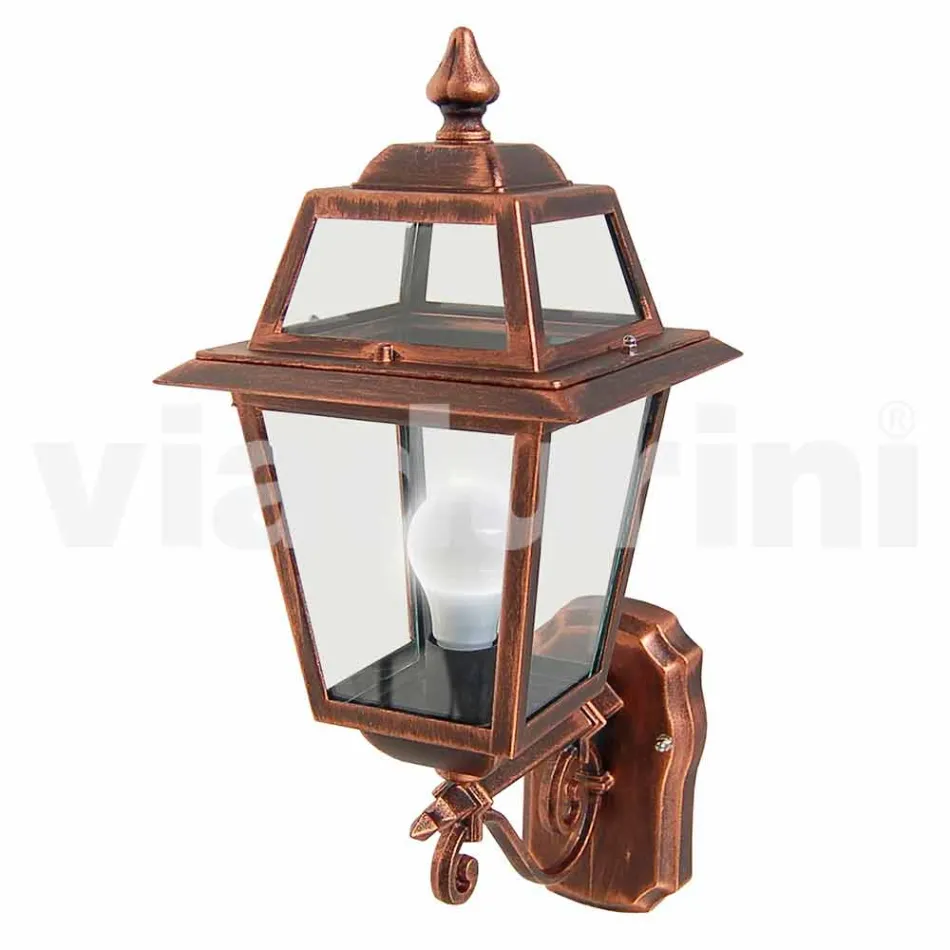 Kristel, an aluminum garden wall lamp made in Italy Viadurini