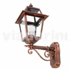 Kristel, an aluminum garden wall lamp made in Italy Viadurini