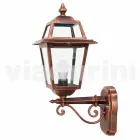 Kristel, an aluminum garden wall lamp made in Italy Viadurini