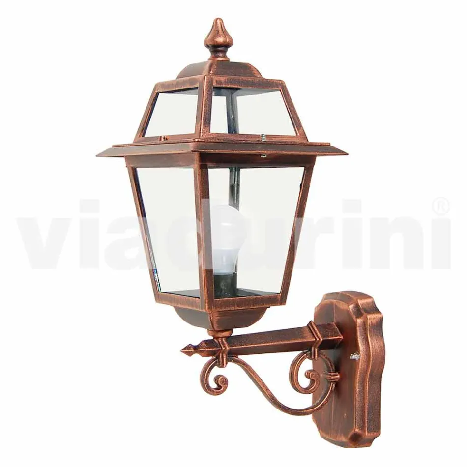 Kristel, an aluminum garden wall lamp made in Italy Viadurini