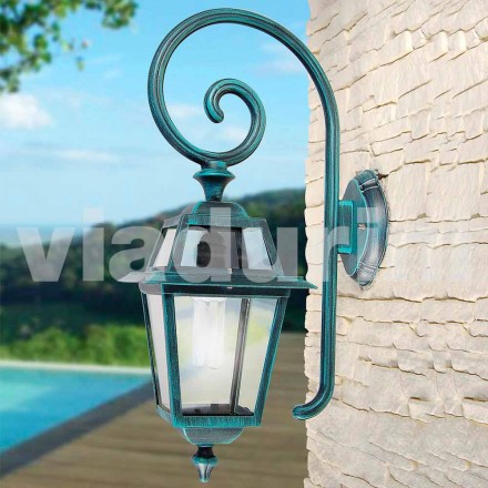 Kristel, an aluminum garden wall lamp made in Italy Viadurini