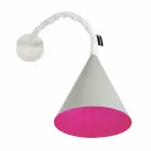 In-es.artdesign Jazz design wall lamp in painted concrete Viadurini