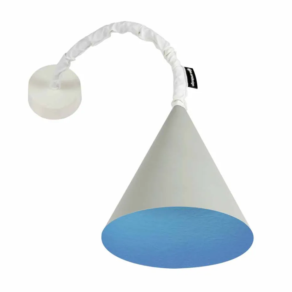 In-es.artdesign Jazz design wall lamp in painted concrete Viadurini
