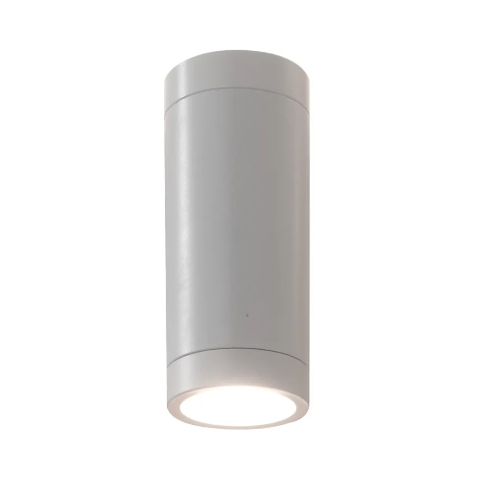 Design Outdoor Wall Lamp in White or Black Aluminum - Leopida Viadurini