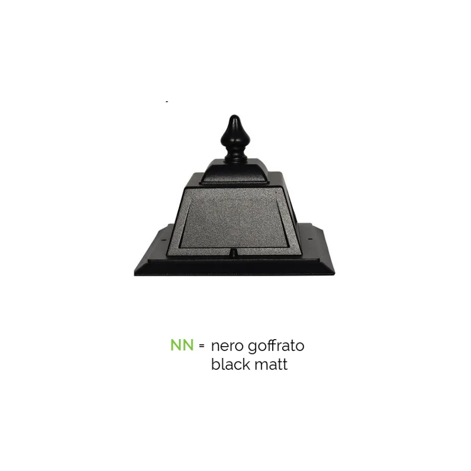 Outdoor Wall Lamp in Aluminum and Glass Made in Italy - Doroty Viadurini