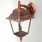 Aluminum garden wall lamp made in Italy, Aquilina Viadurini