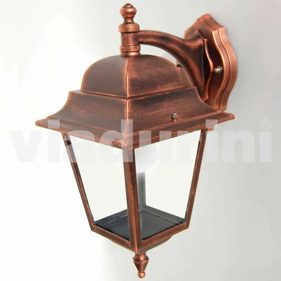 Aluminum garden wall lamp made in Italy, Aquilina Viadurini