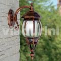 Aluminum garden wall lamp made in Italy, Anika