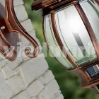 Aluminum garden wall lamp made in Italy, Anika Viadurini