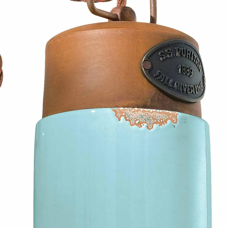 Wall lamp in ceramic and iron rust Desiree Ferroluce Viadurini