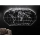 Planisphere Wall Lamp in Laser Engraved Acrylic Crystal - Rihanna Viadurini