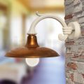 Vintage Outdoor Wall Lamp in Aluminum Made in Italy - Adela