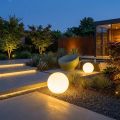 Alabaster-Colored Polyethylene Sphere Lamp Made in Italy - Calipso