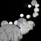 Globe sphere / table lamp Slide Globo white bright made in Italy Viadurini