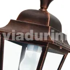 Aluminum garden ceiling lamp made in Italy, Aquilina Viadurini
