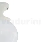 Ceiling Lamp in Opal Acrylic and White Aluminum Structure - Trovabianco Viadurini