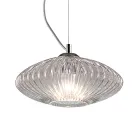 Handmade Blown Glass Suspension Lamp in Venice - Dafne Viadurini