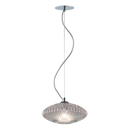 Handmade Blown Glass Suspension Lamp in Venice - Dafne Viadurini