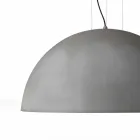 Two-colored pendant lamp in steel Ø40x H20x L.cavo100cm, Luce Viadurini