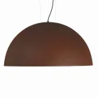 Two-colored suspension lamp in steel, Ø60xh.30xL.80cm cable, Tara Viadurini
