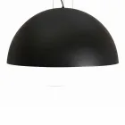 Two-colored suspension lamp in steel, Ø60xh.30xL.80cm cable, Tara Viadurini