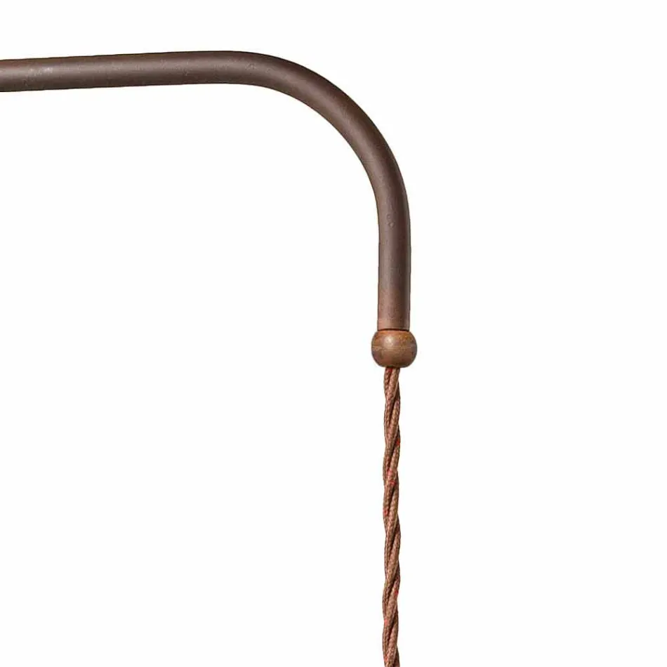 Suspension lamp with directional arm Sally country style Viadurini