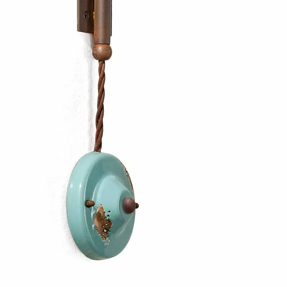 Suspension lamp with directional arm Sally country style Viadurini