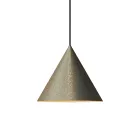 Outdoor Pendant Lamp in Brass Made in Italy - Rain Viadurini