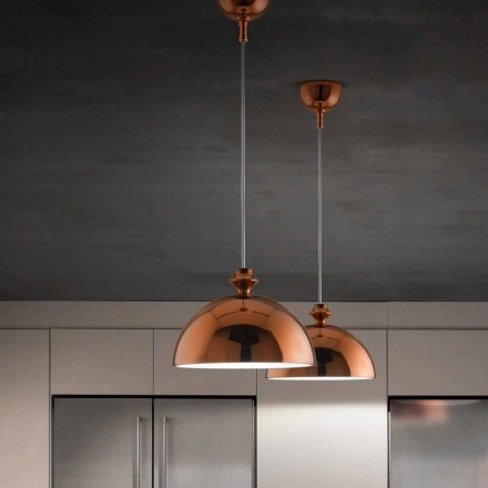 Design pendant lamp in ceramics The Lustri 8 Viadurini