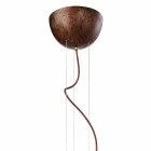 Hanging lamp rustic design Ø60 cm Galileo Il Fanale Viadurini