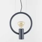 Design Suspension Lamp in Steel Made in Italy - Delizia Viadurini