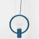 Design Suspension Lamp in Steel Made in Italy - Delizia Viadurini