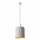 Design suspension lamp In-es.artdesign Bin Painted concrete Viadurini