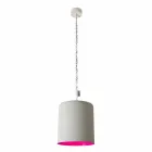 Design suspension lamp In-es.artdesign Bin Painted concrete Viadurini