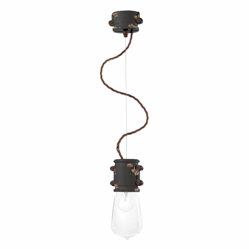 Hanging lamp crafted urban design Edith Ferroluce Viadurini