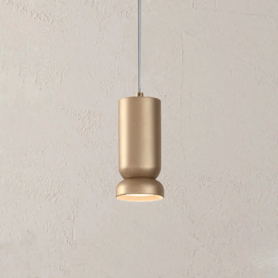 Suspension Lamp in Powder Coated Aluminum and Adjustable Cable - Buxus Viadurini