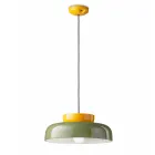 Suspension Lamp in Bicolor Ceramic Made in Italy - Corcovado Viadurini