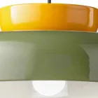 Suspension Lamp in Bicolor Ceramic Made in Italy - Corcovado Viadurini