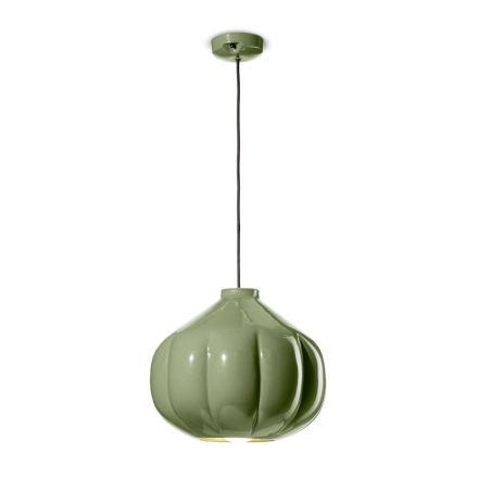 Ceramic Pendant Lamp of 2 Finishes Made in Italy - Afoxe Viadurini