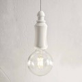 Ceramic Shabby Suspension Lamp Made in Italy - Fate Aldo Bernardi