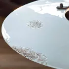 Lamp ceramic suspension and metal Emily country Ferroluce Viadurini