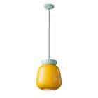Pendant Lamp in Ceramic and Glass Made in Italy - Corcovado Viadurini