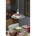 Handmade Ceramic Suspension Lamp with Passanastri - Naples Viadurini