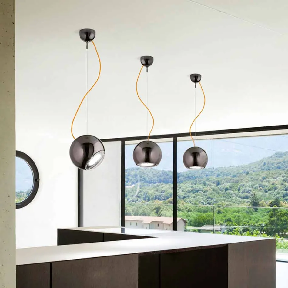 Pendant lamp ceramic globe Aldo Bernardi Viadurini